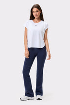 Soft Flared Legging Navy