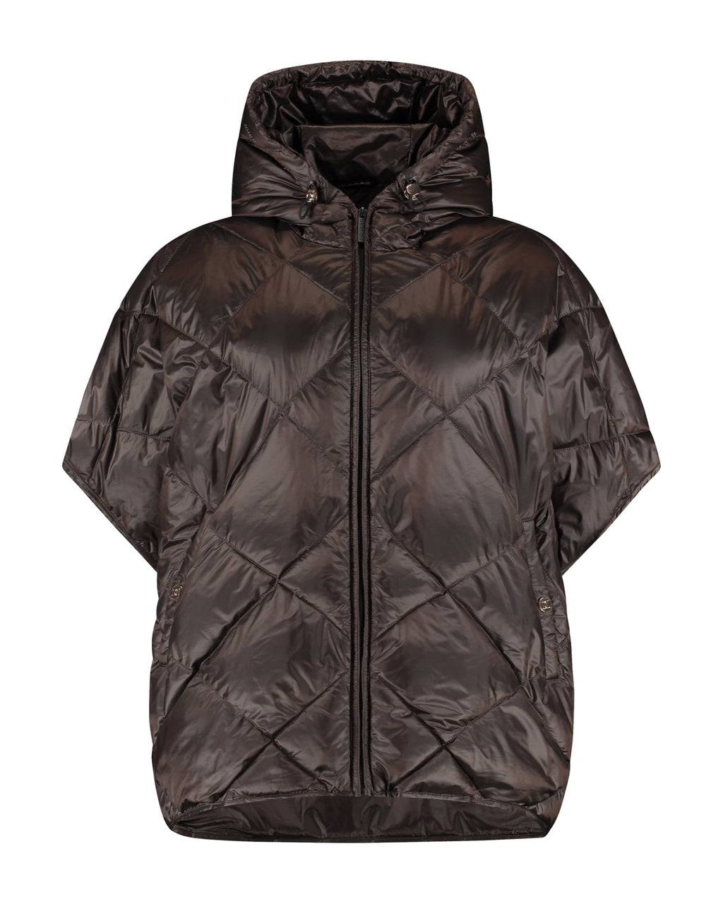 Bowie Cape van Deblon Sports in dusk brown, vooraanzicht zonder model