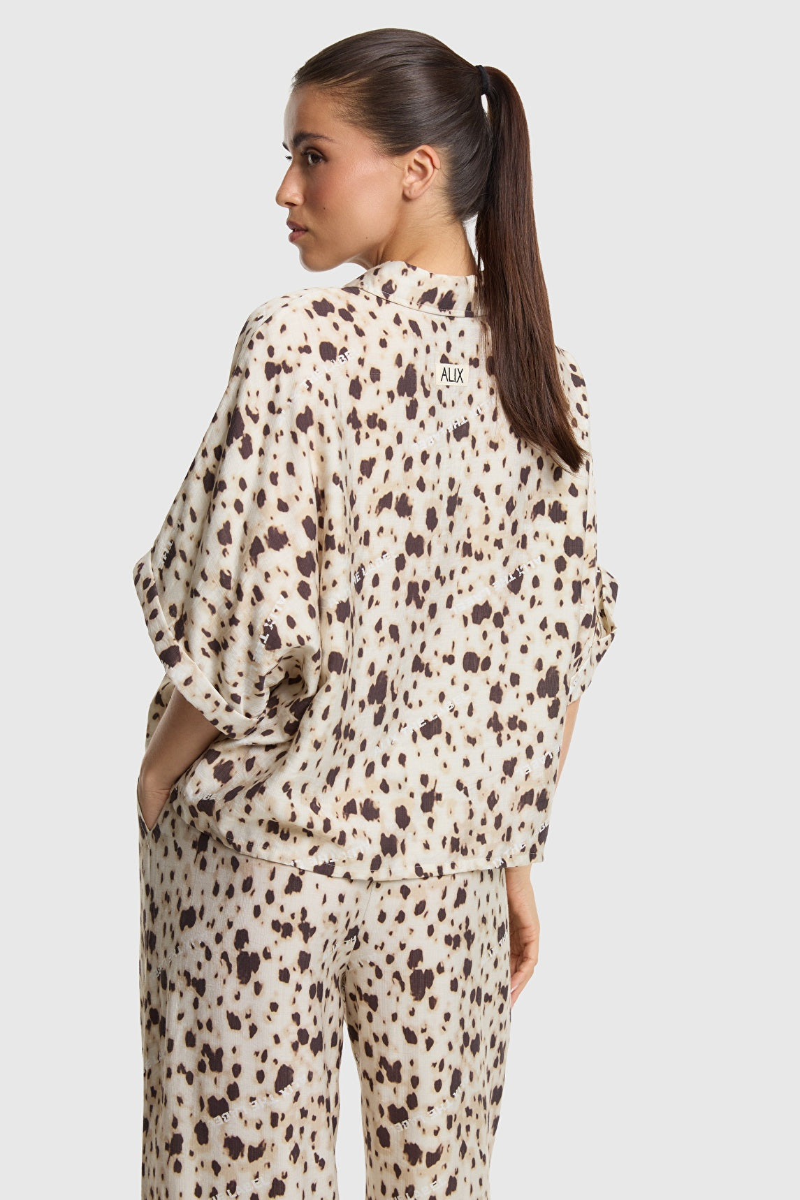 Animal Oversized Blouse