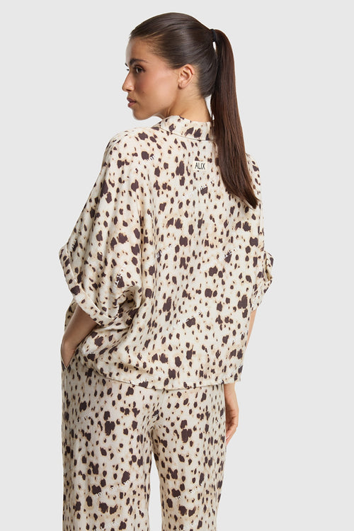 Animal Oversized Blouse