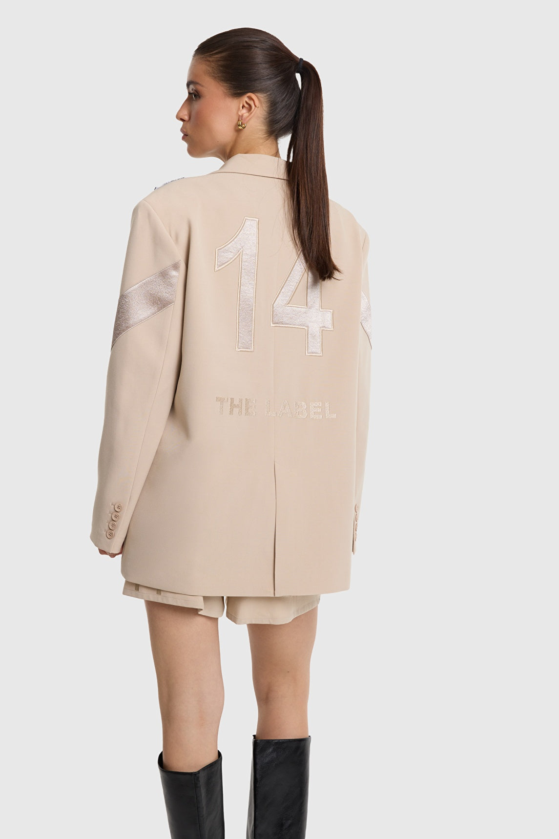Shiny Panel Blazer