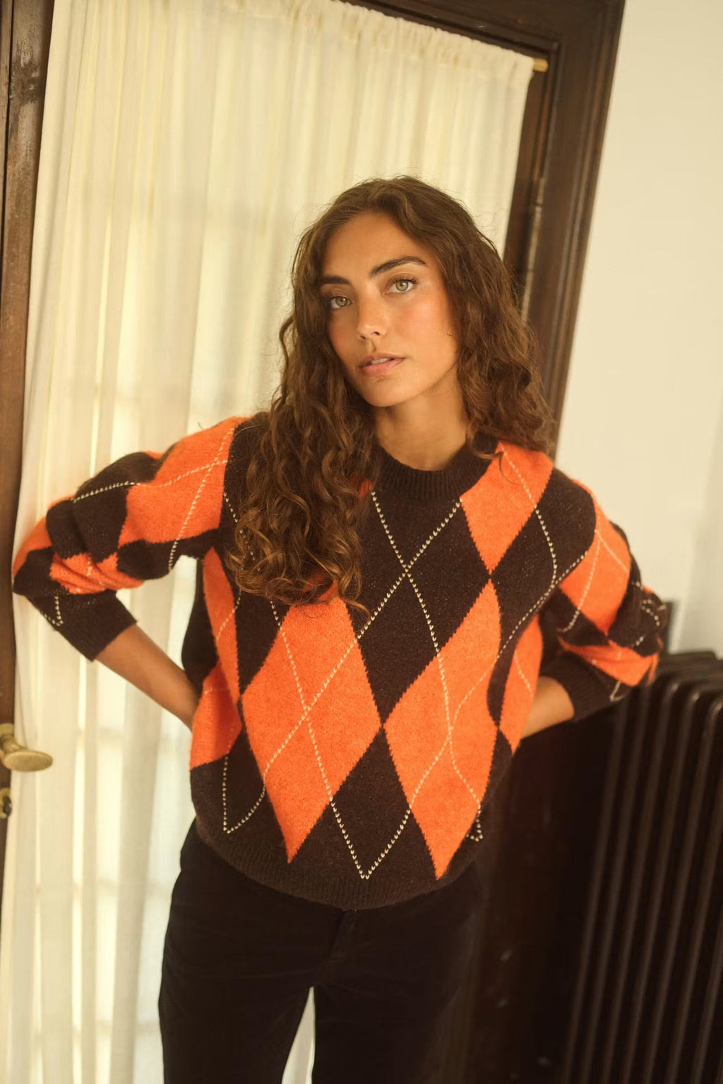 Argyle Pullover