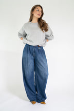 Est'Seven Couture jeans vintage blauw, vooraanzicht