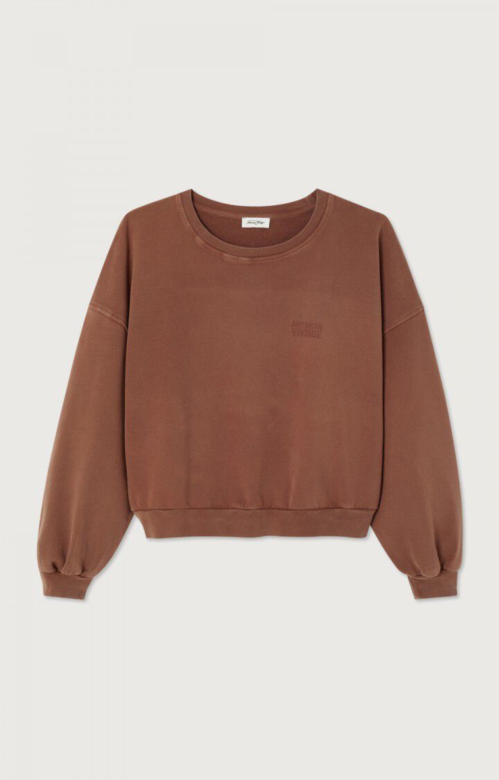American Vintage Jitbay sweater in vintage notelaar, detail