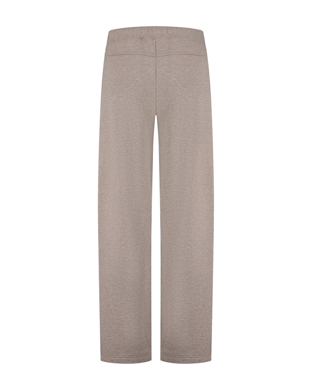 Jayden Wide Leg Jogger van Deblon Sports in brown melange, achteraanzicht zonder model
