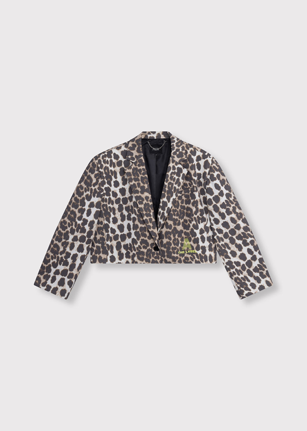 Animal Cropped Blazer