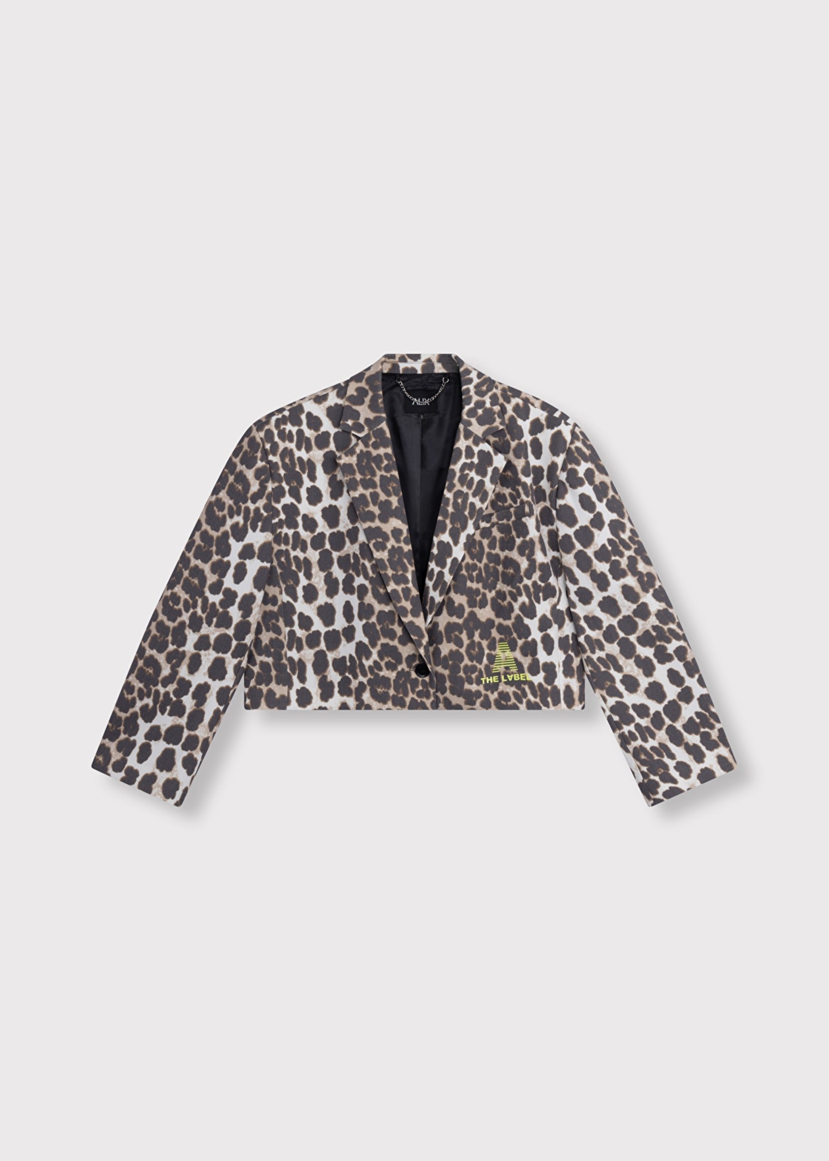 Animal Cropped Blazer