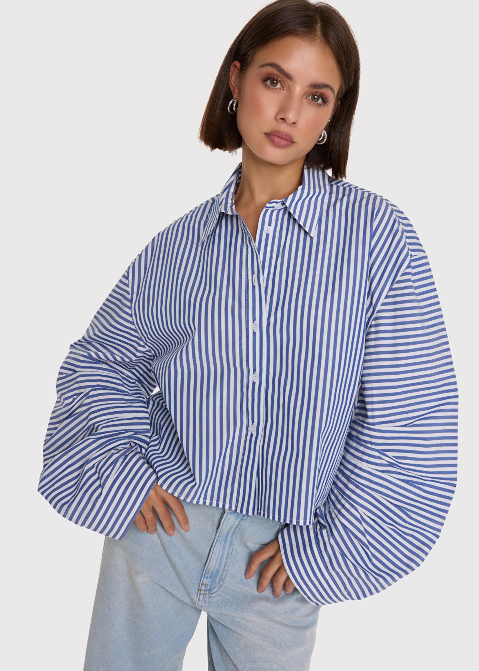 Fancy Striped Blouse