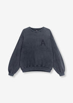 Knitted Acid Washed Sweater