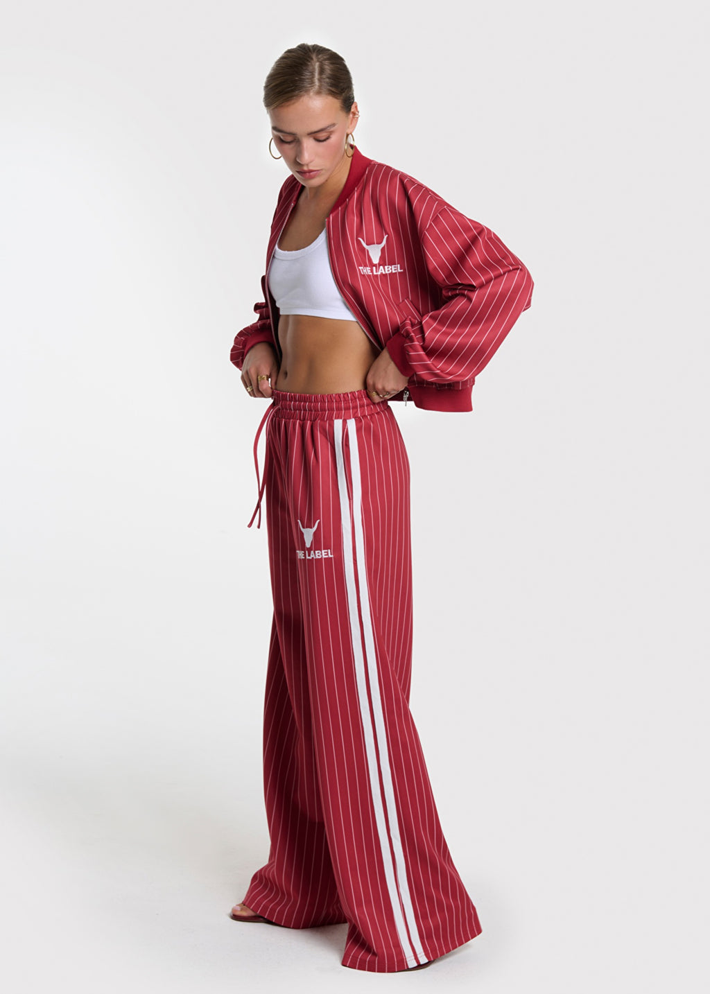 Pinstripe Training Pants