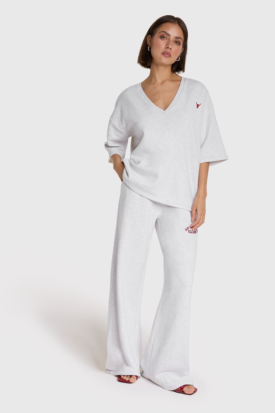 Wide Leg Sweat Pants