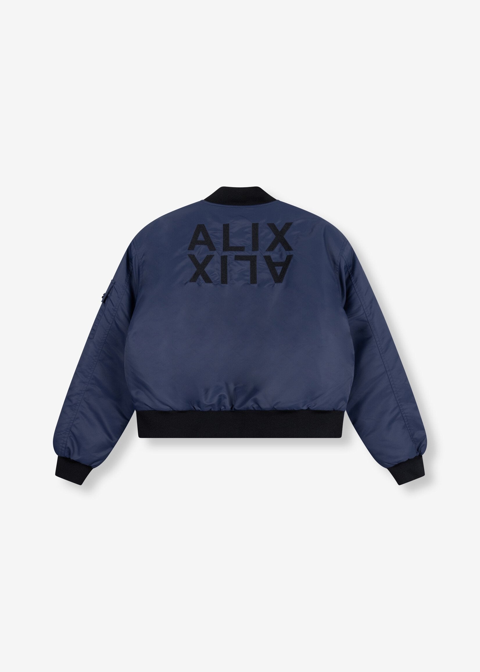 Woven Heavy Nylon Bomber