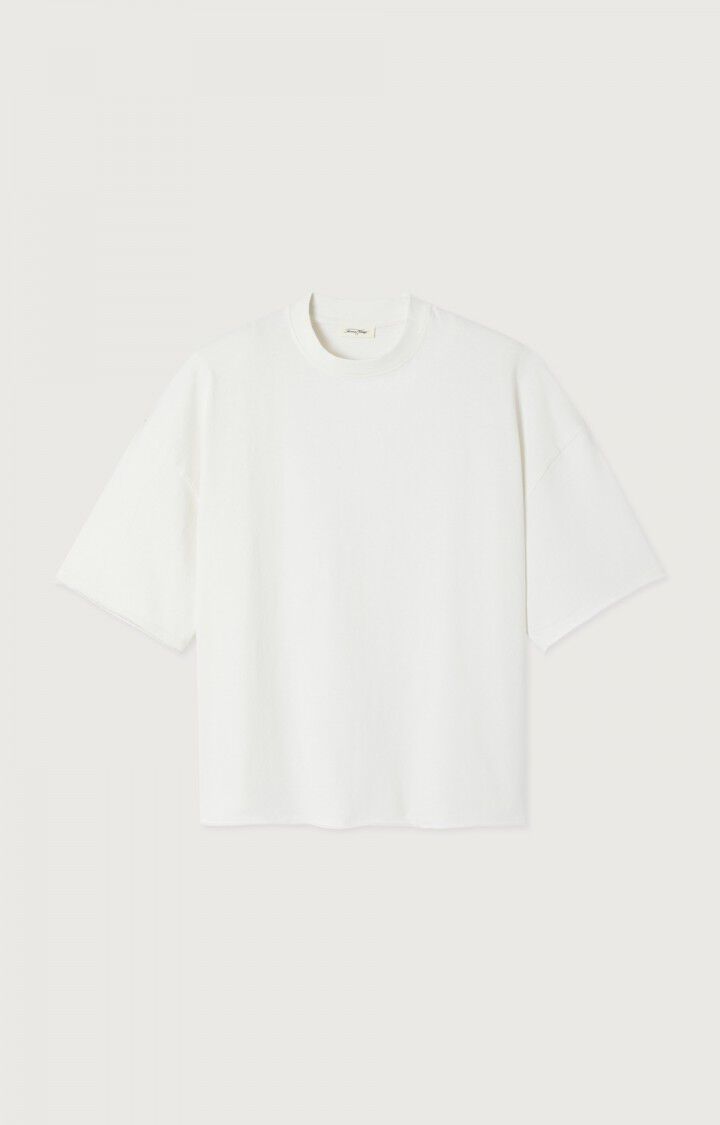 American Vintage Afoma T-shirt in wit, detail