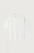 American Vintage Afoma T-shirt in wit, detail