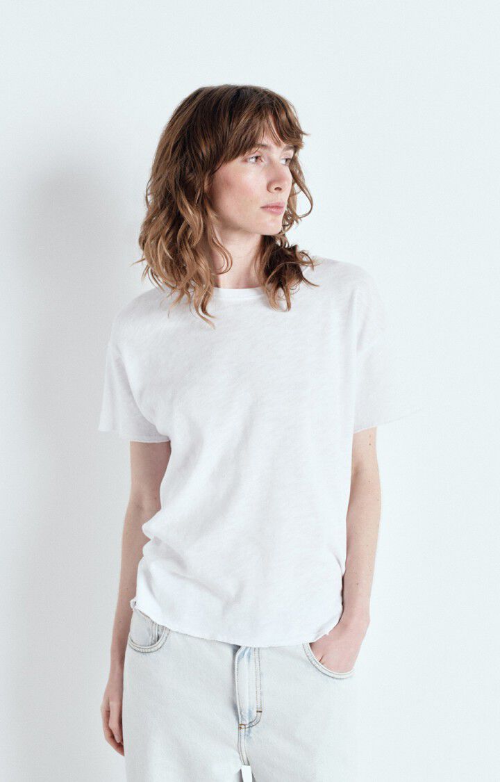 American Vintage Sonoma T-shirt met ronde hals in wit