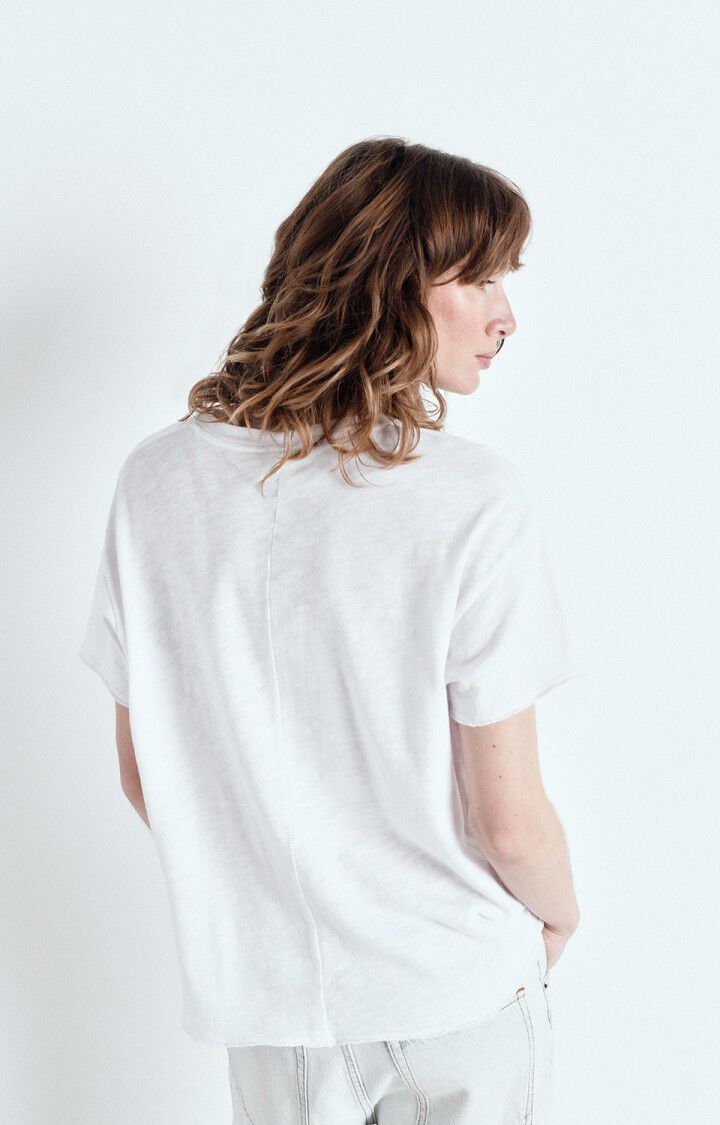 American Vintage Sonoma T-shirt met ronde hals in wit