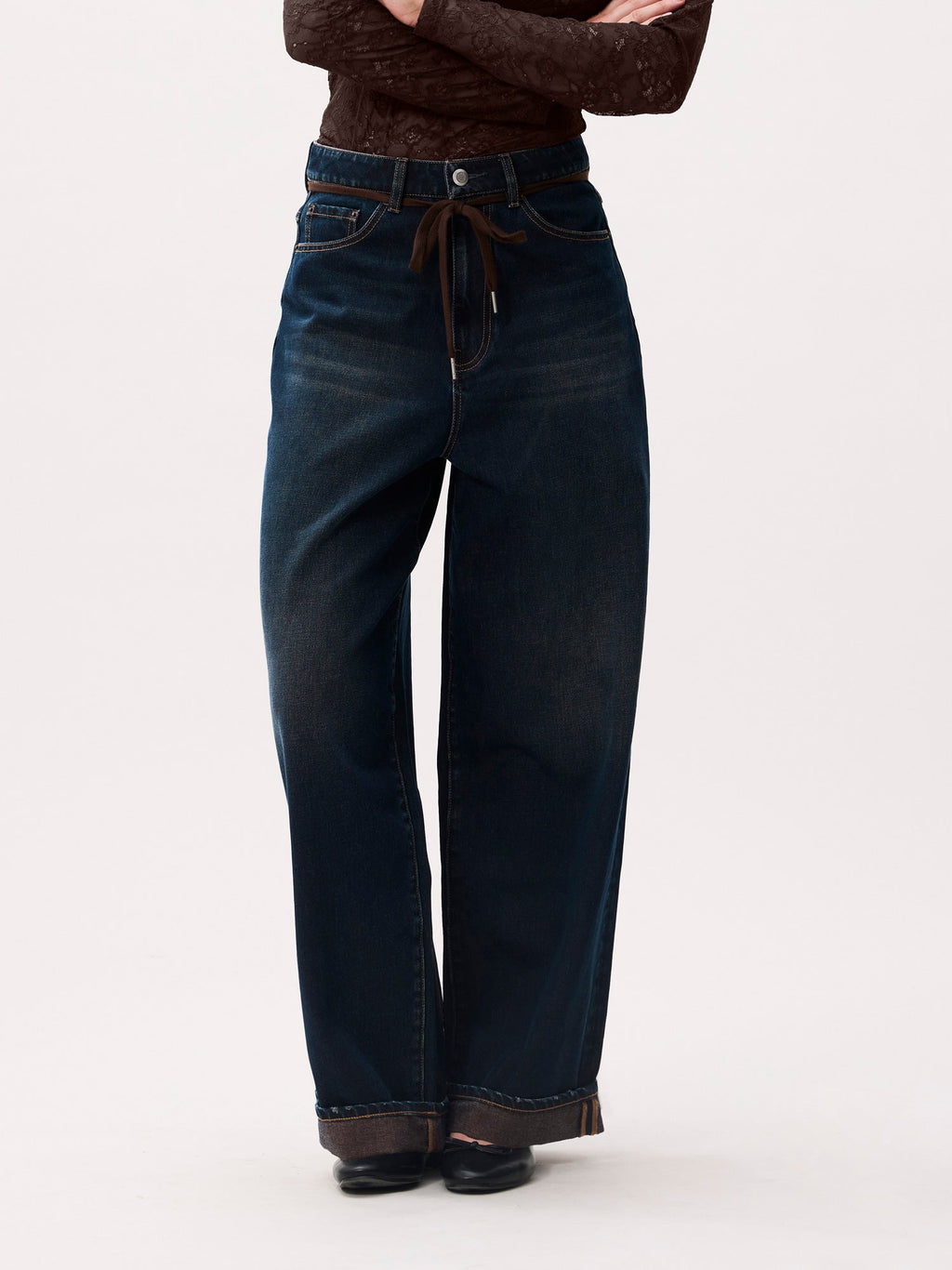 Catwalk Junkie baggy fit jeans in blauw