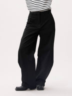 Catwalk Junkie barrel fit tailored trousers in zwart