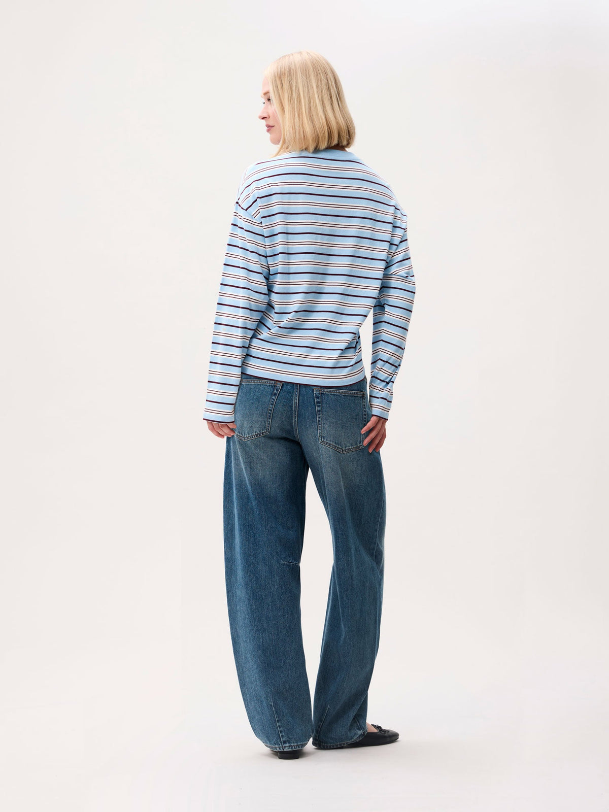 Catwalk Junkie striped long sleeve in blauw