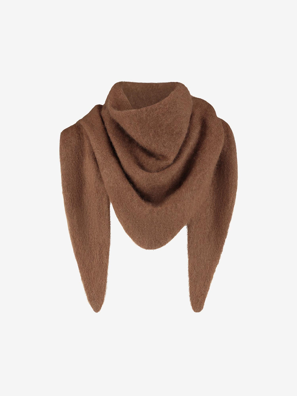 Catwalk Junkie super soft merino triangle scarf in caramel