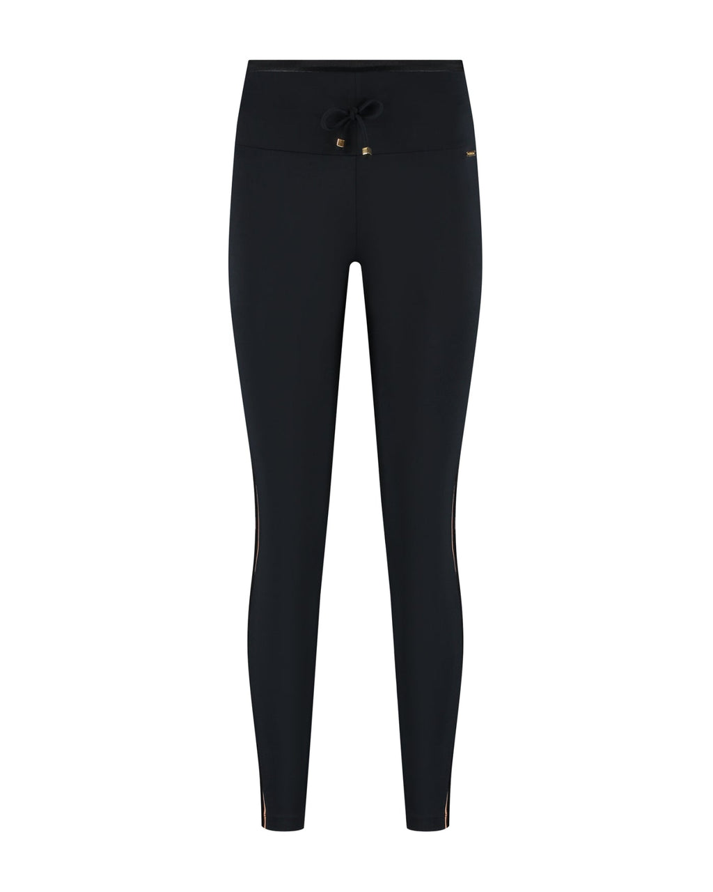 Deblon Sports Jade Leggings in black camel, voorkant