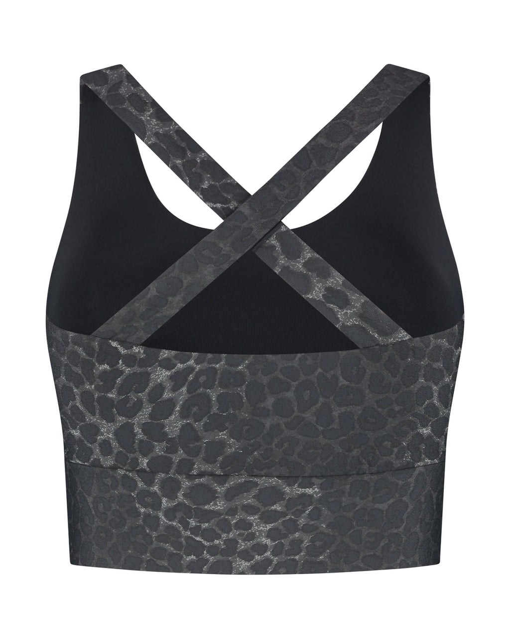 Deblon Sports Sarah Cross Top in Pantera Midnight, kruisbanden op de rug