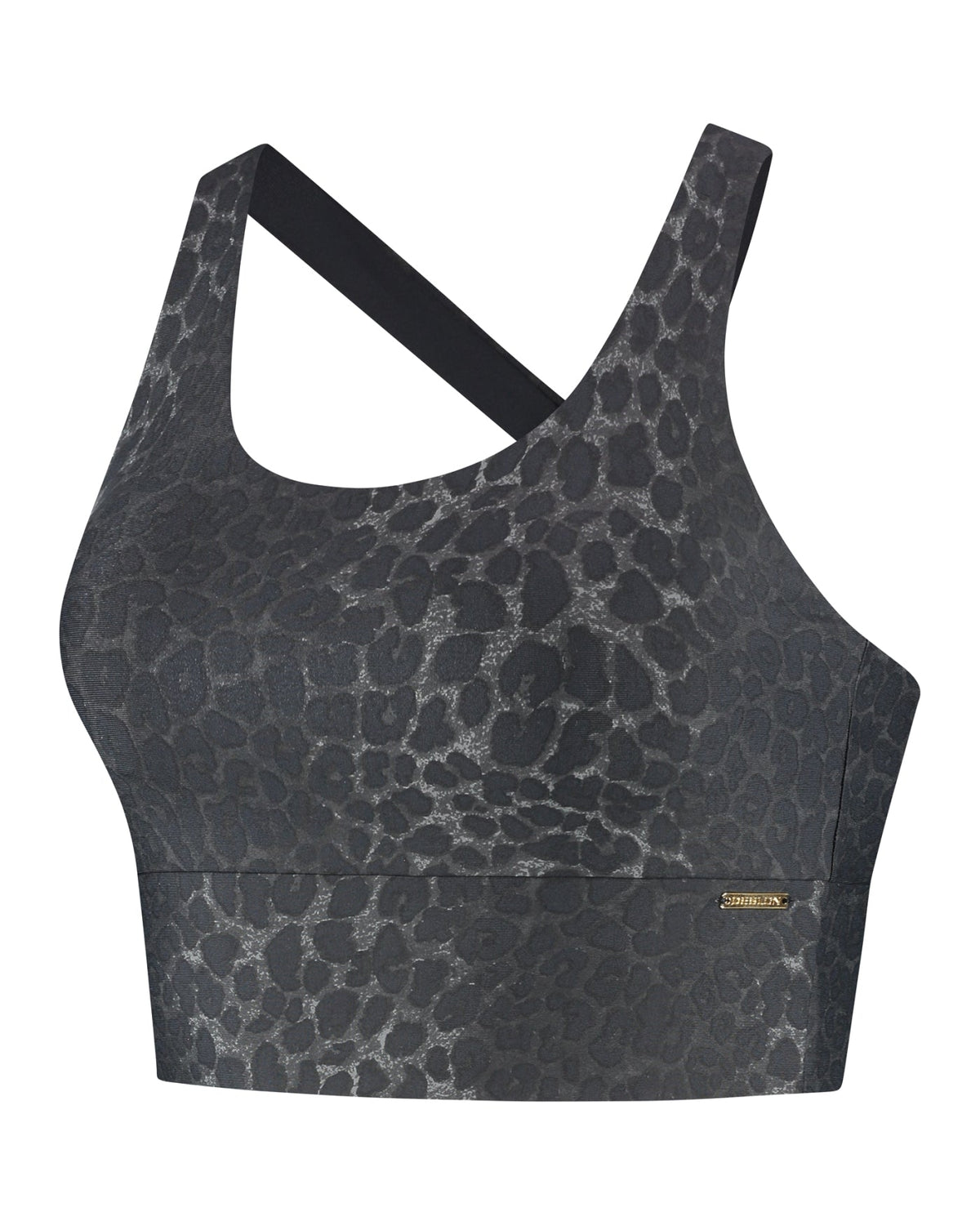Deblon Sports Sarah Cross Top in Pantera Midnight, zijkant