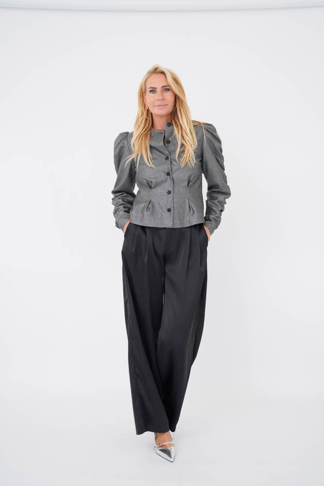 Est'Seven Kanza blazer antraciet