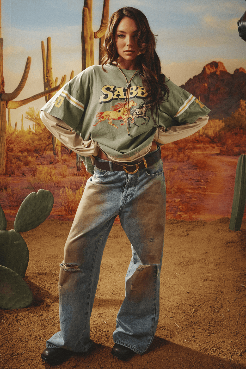 Sabbi Neigh Sayer LS Tee