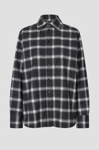 Second Female Genola geruite blouse in zwart