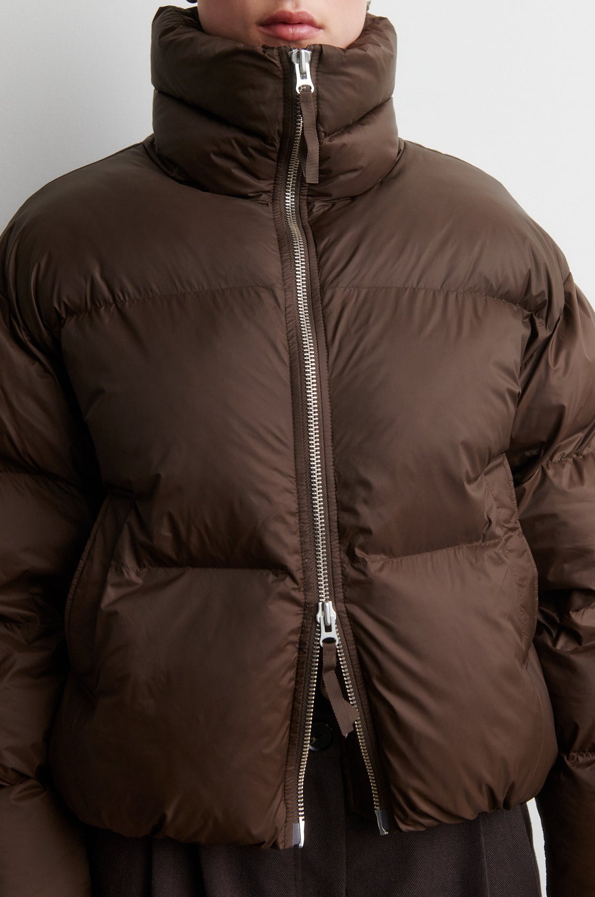 Second Female Riya puffer jacket in demitasse