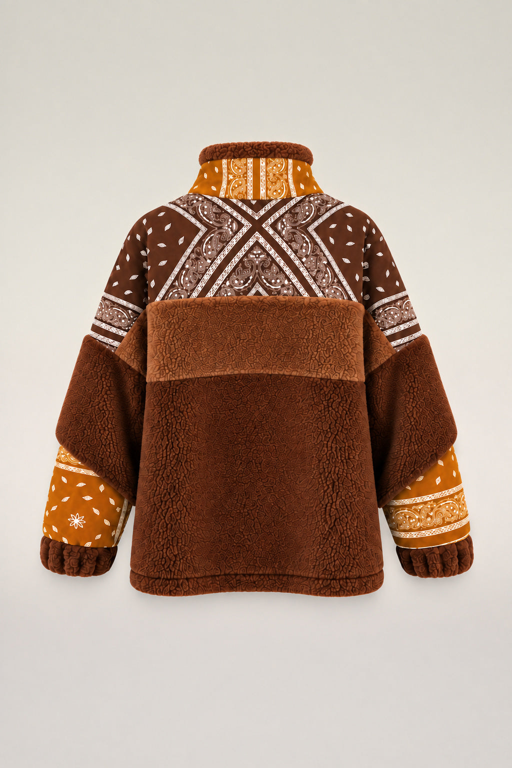 Est'Seven Teddy jas cognac, gedragen