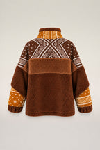 Est'Seven Teddy jas cognac, gedragen