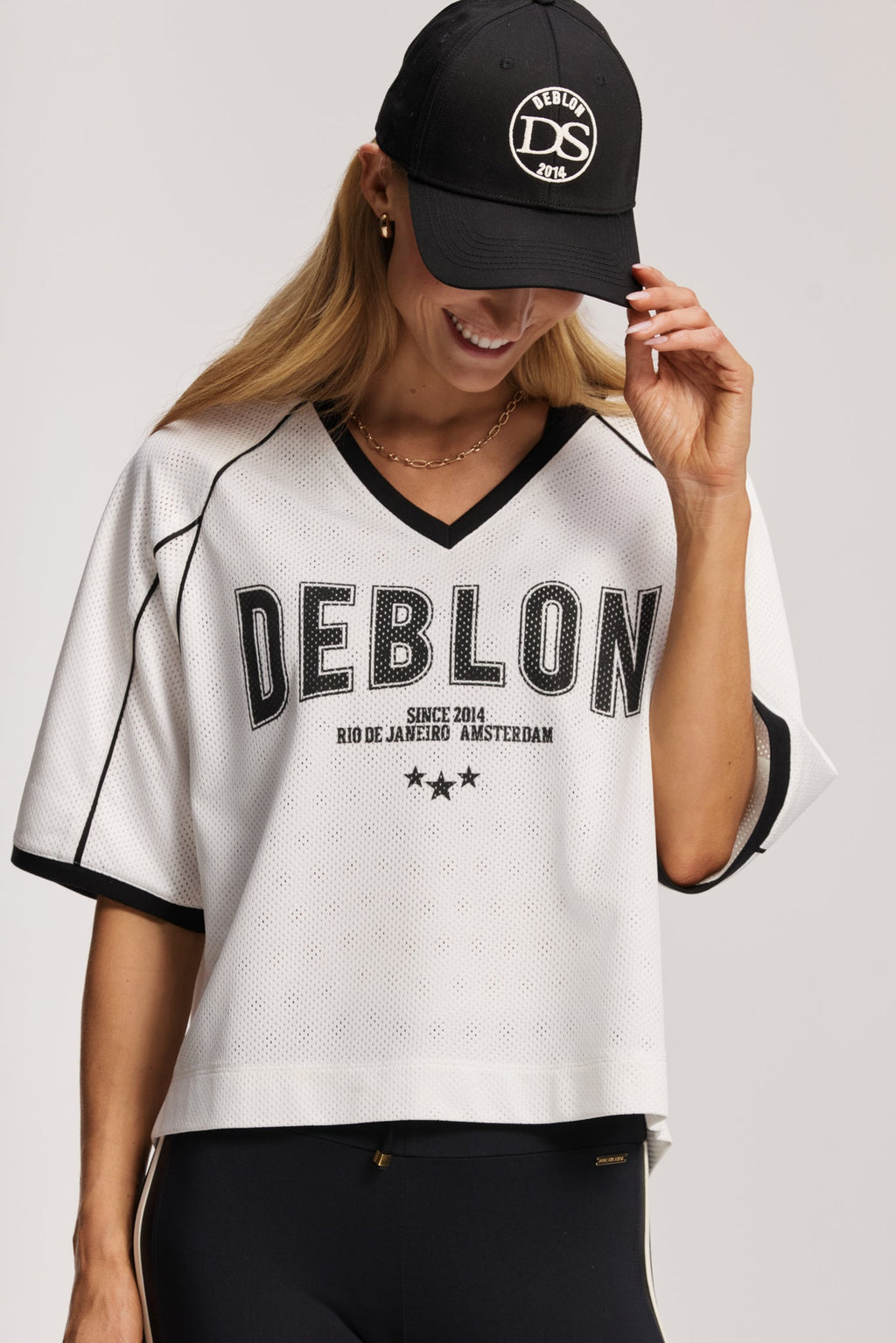 Deblon Baseball Cap van Deblon Sports in black, gedragen